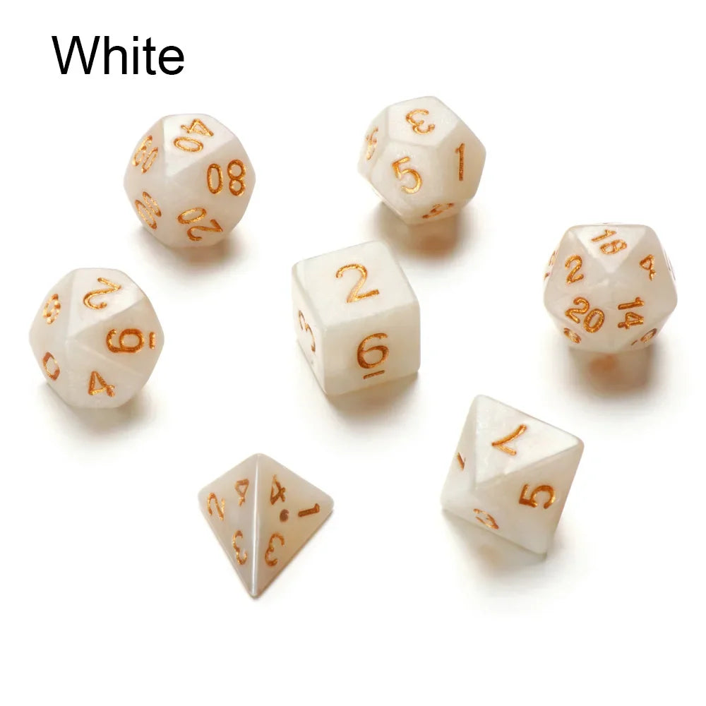 Arcane Veil – 7‑Piece Dice Set