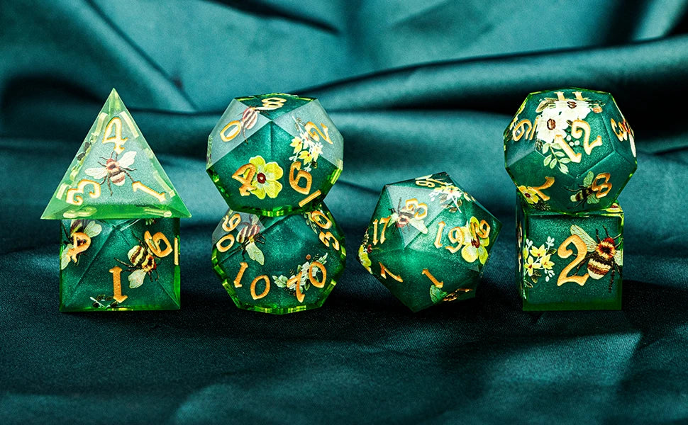 Arcane Pulse – 7‑Piece Dice Set