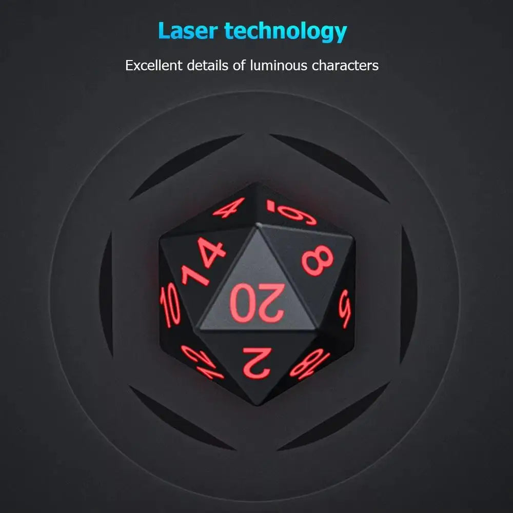 Mystic Veil – 7‑Piece Dice Set