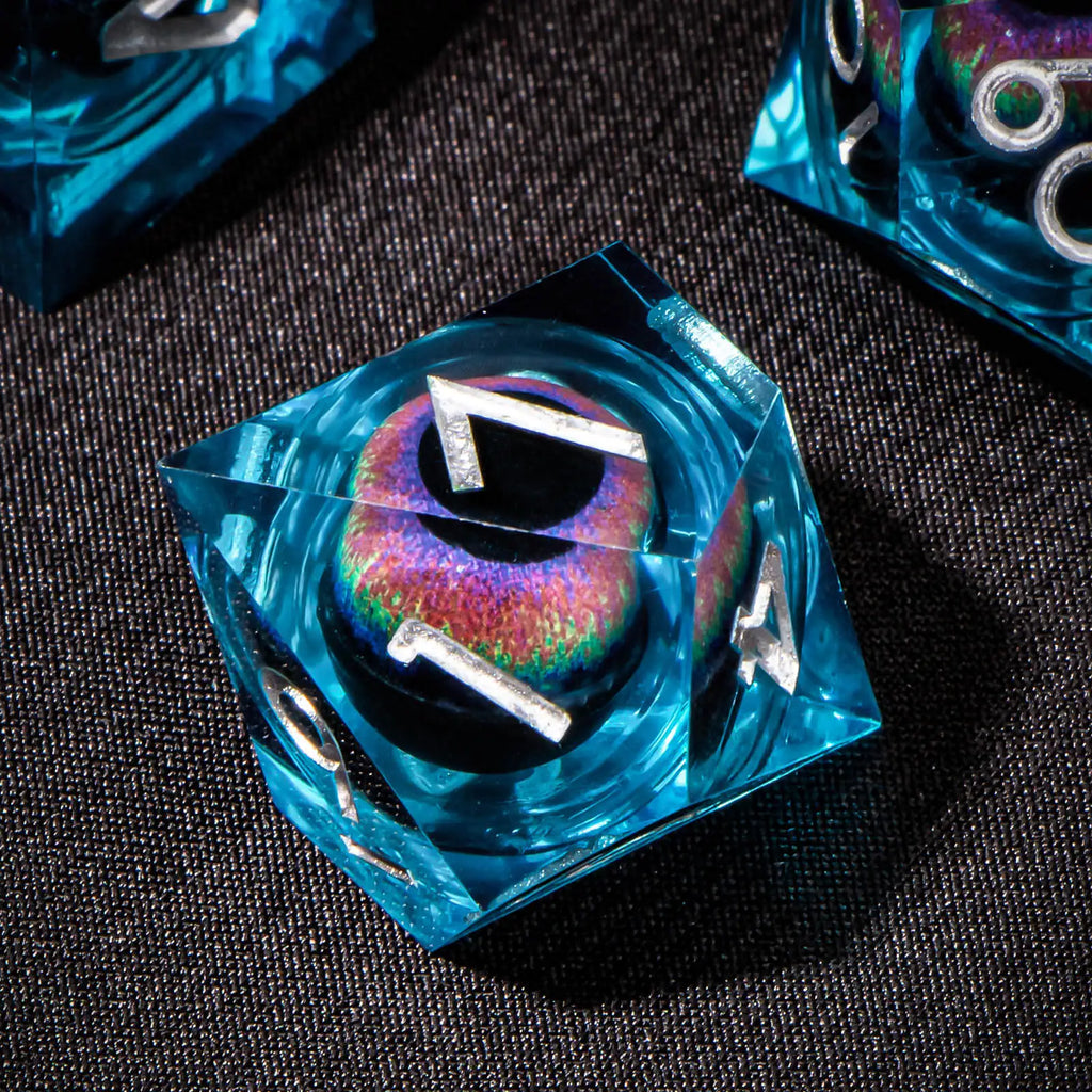 Shadewarden – Liquid‑Core 7‑Piece Dice Set