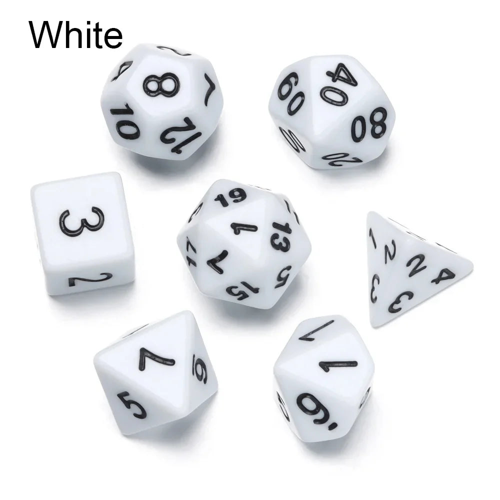 Arcane Veil – 7‑Piece Dice Set
