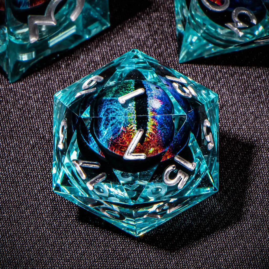 Shadewarden – Liquid‑Core 7‑Piece Dice Set