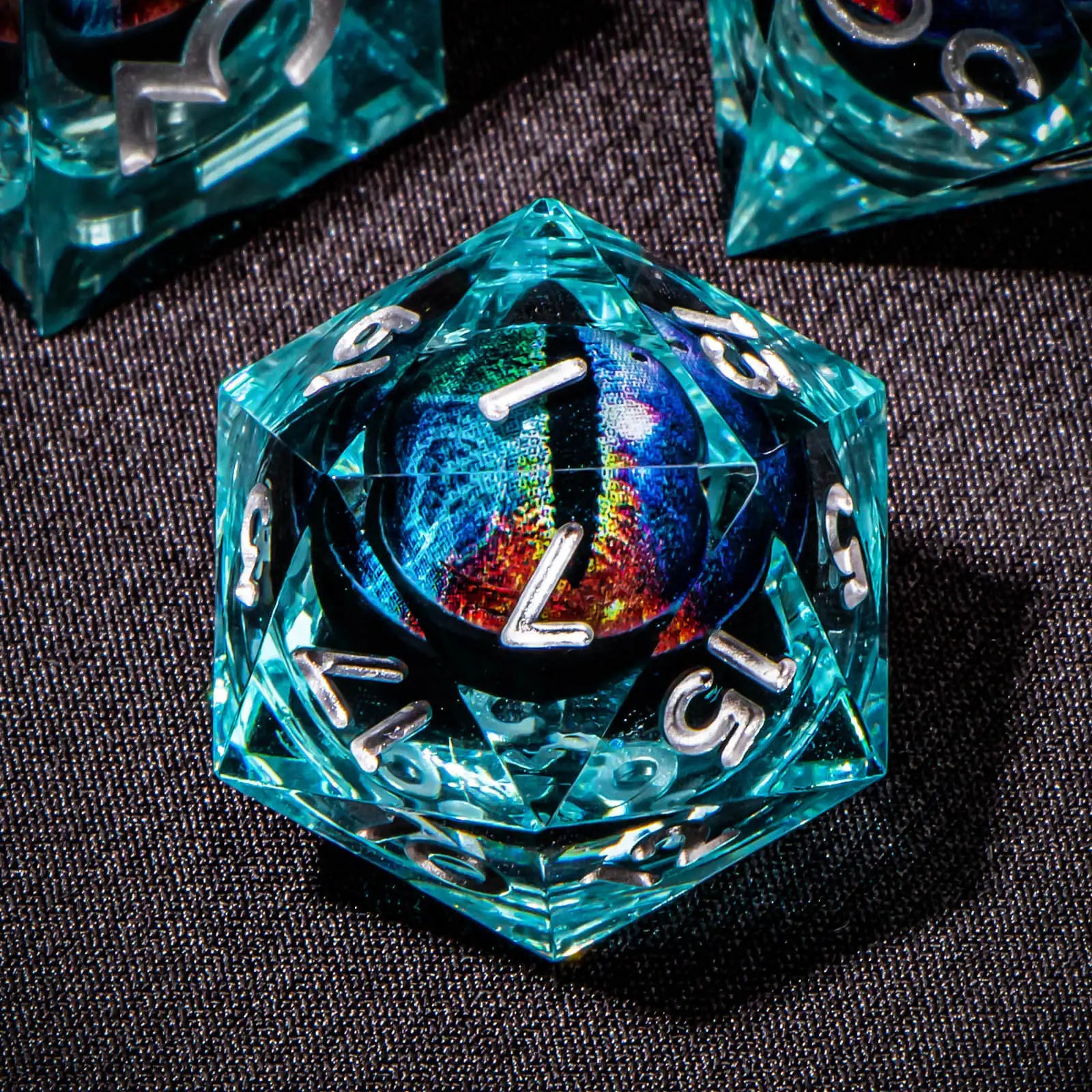 Shadewarden – Liquid‑Core 7‑Piece Dice Set
