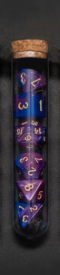 Mystic Halo – 7‑Piece Dice Set
