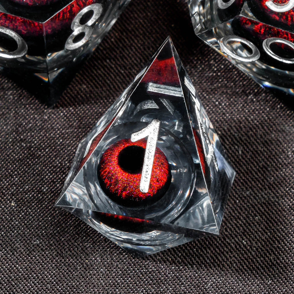 Voidwhisper – Liquid‑Core 7‑Piece Dice Set