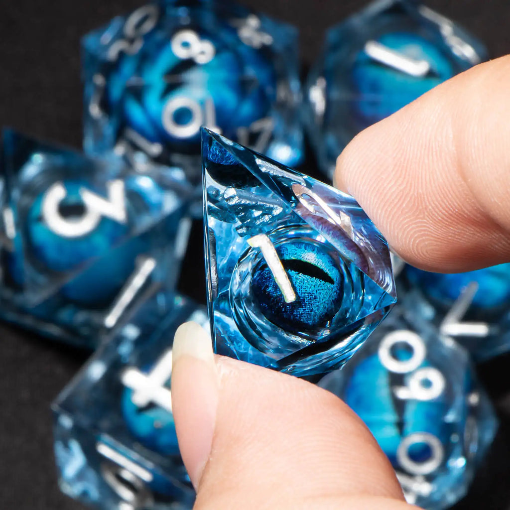 Shadewarden – Liquid‑Core 7‑Piece Dice Set