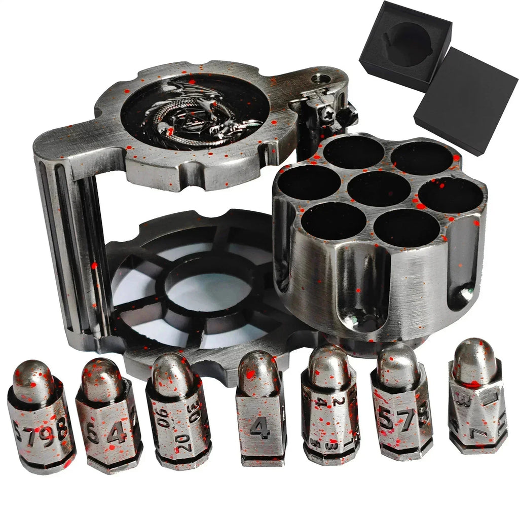 Stormcalling – Metal 7‑Piece Dice Set