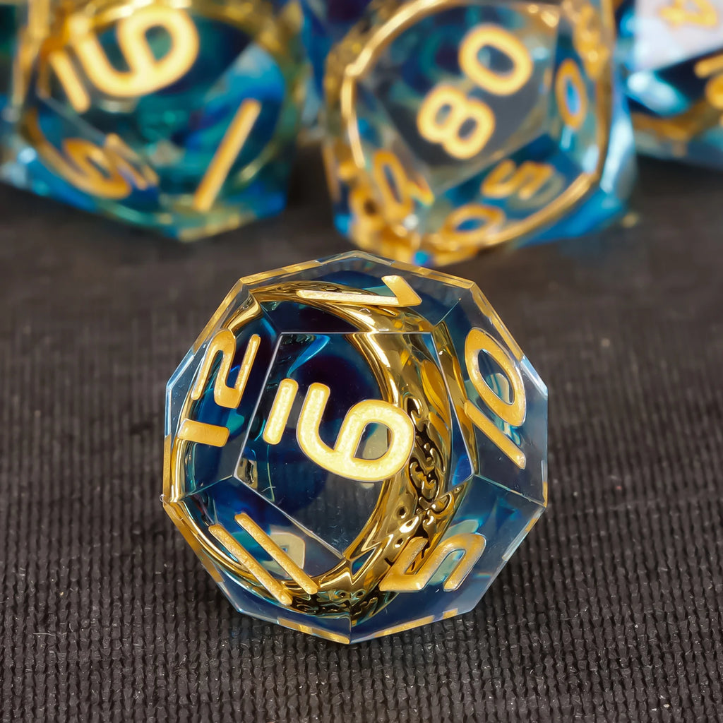 Shadewarden – Liquid‑Core 7‑Piece Dice Set