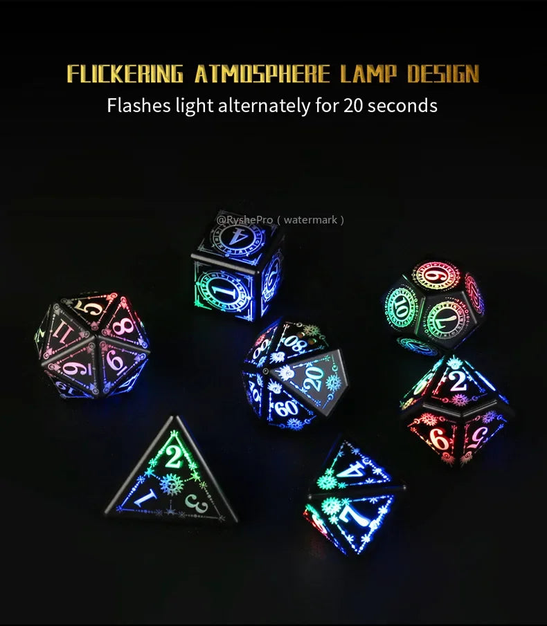 Eldritch Edge – 7‑Piece Dice Set