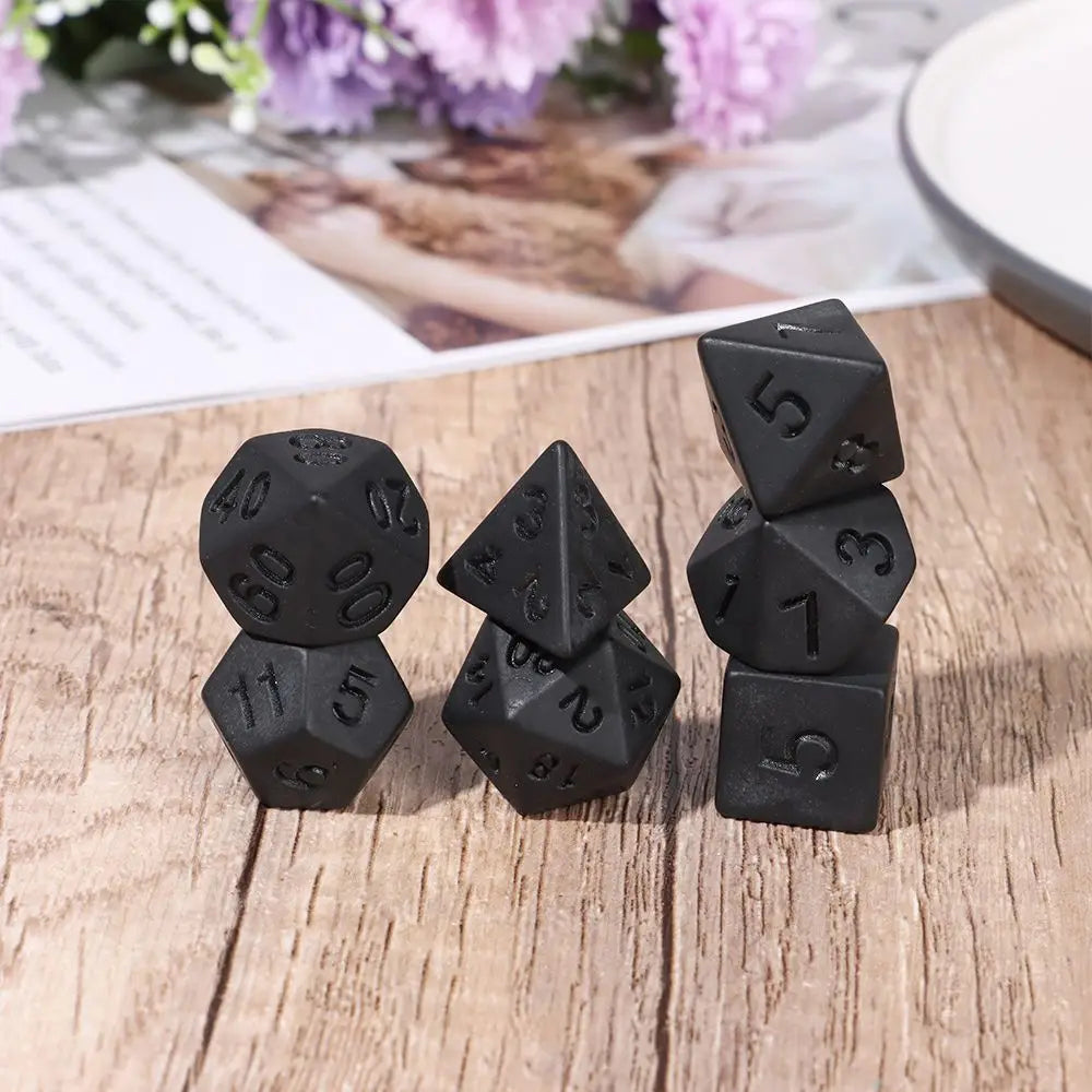 Arcane Veil – 7‑Piece Dice Set