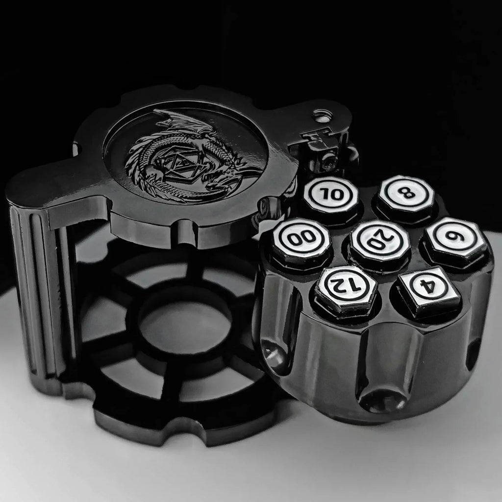 Stormcalling – Metal 7‑Piece Dice Set