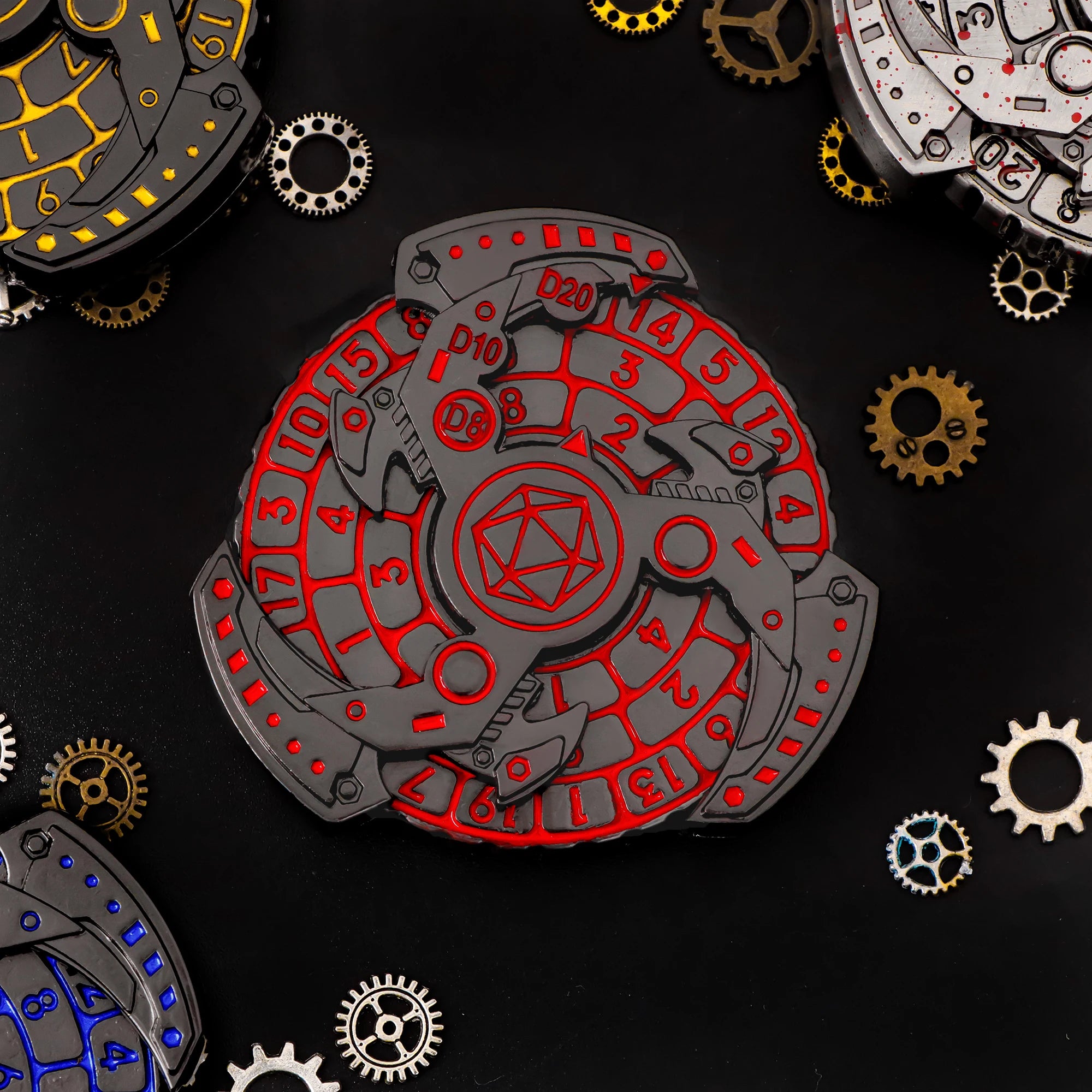 Golden Forge 7-in-1 Spinner Dice Set