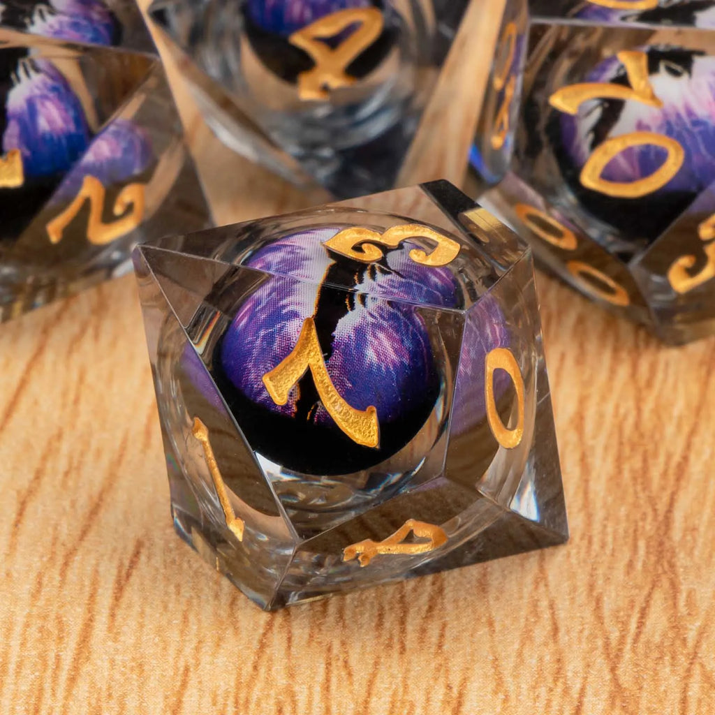 Shadewarden – Liquid‑Core 7‑Piece Dice Set