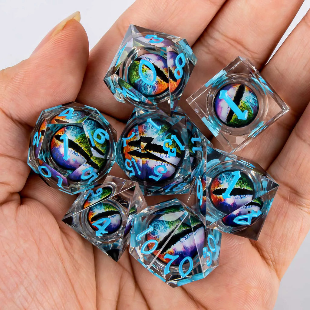 Shadewarden – Liquid‑Core 7‑Piece Dice Set