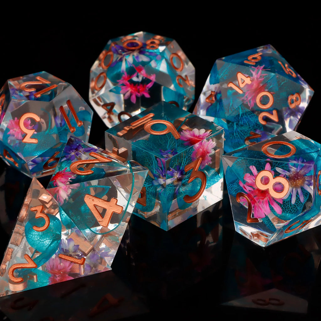 Shadewarden – Liquid‑Core 7‑Piece Dice Set