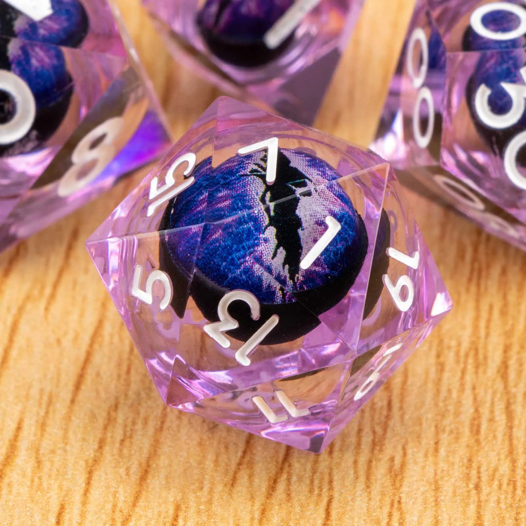 Shadewarden – Liquid‑Core 7‑Piece Dice Set