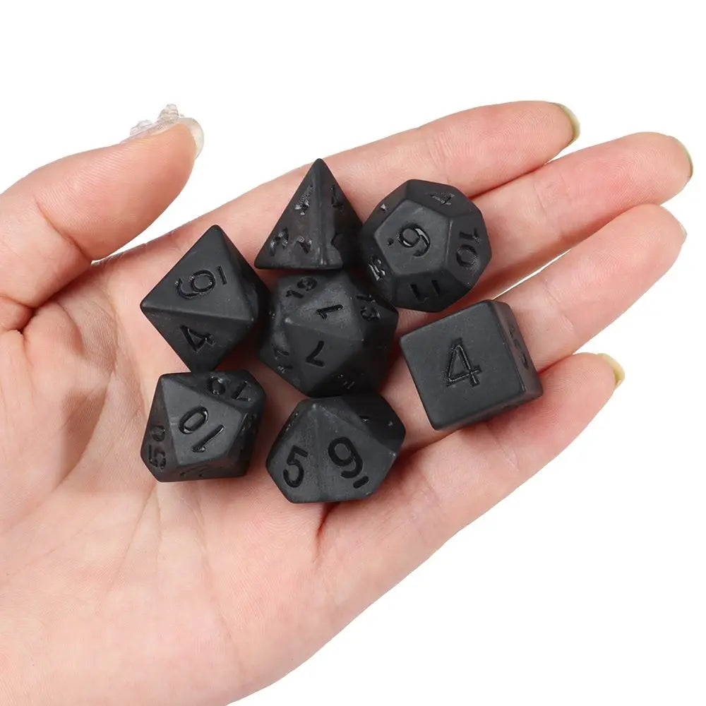 Arcane Veil – 7‑Piece Dice Set