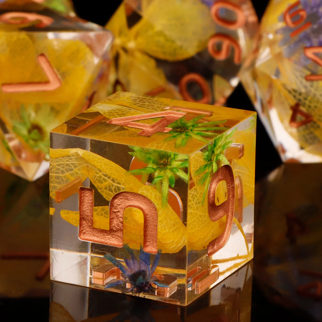 Shadewarden – Liquid‑Core 7‑Piece Dice Set