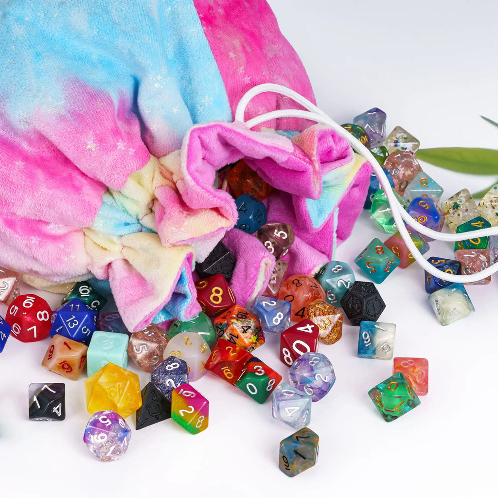 Ethereal Crest – Drawstring Dice Bag