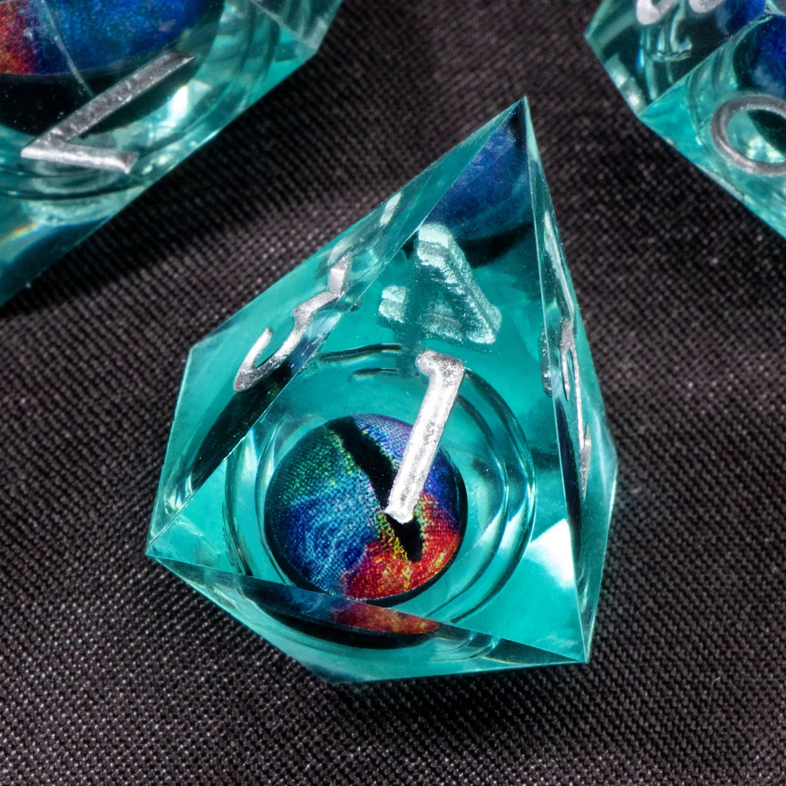 Voidwhisper – Liquid‑Core 7‑Piece Dice Set