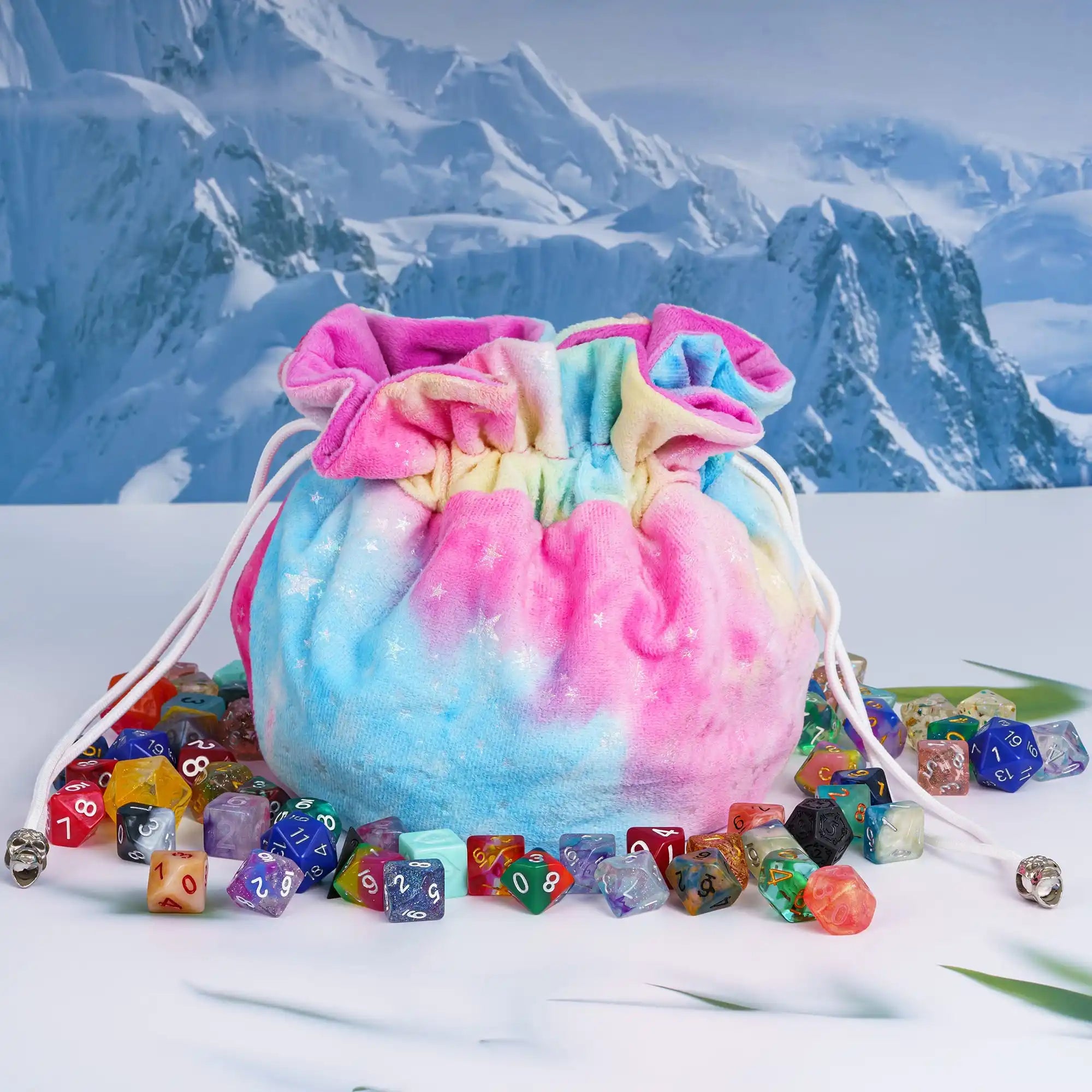Ethereal Crest – Drawstring Dice Bag