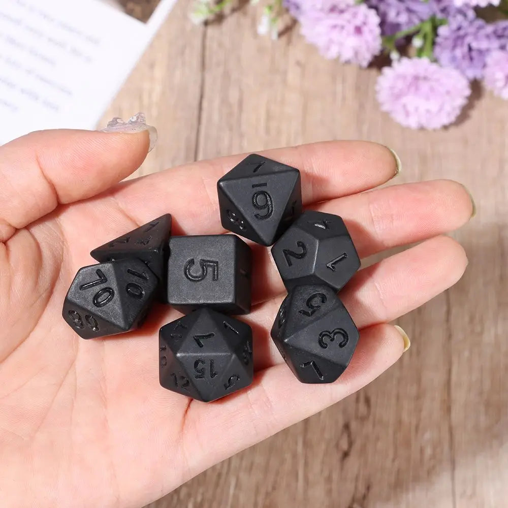 Arcane Veil – 7‑Piece Dice Set