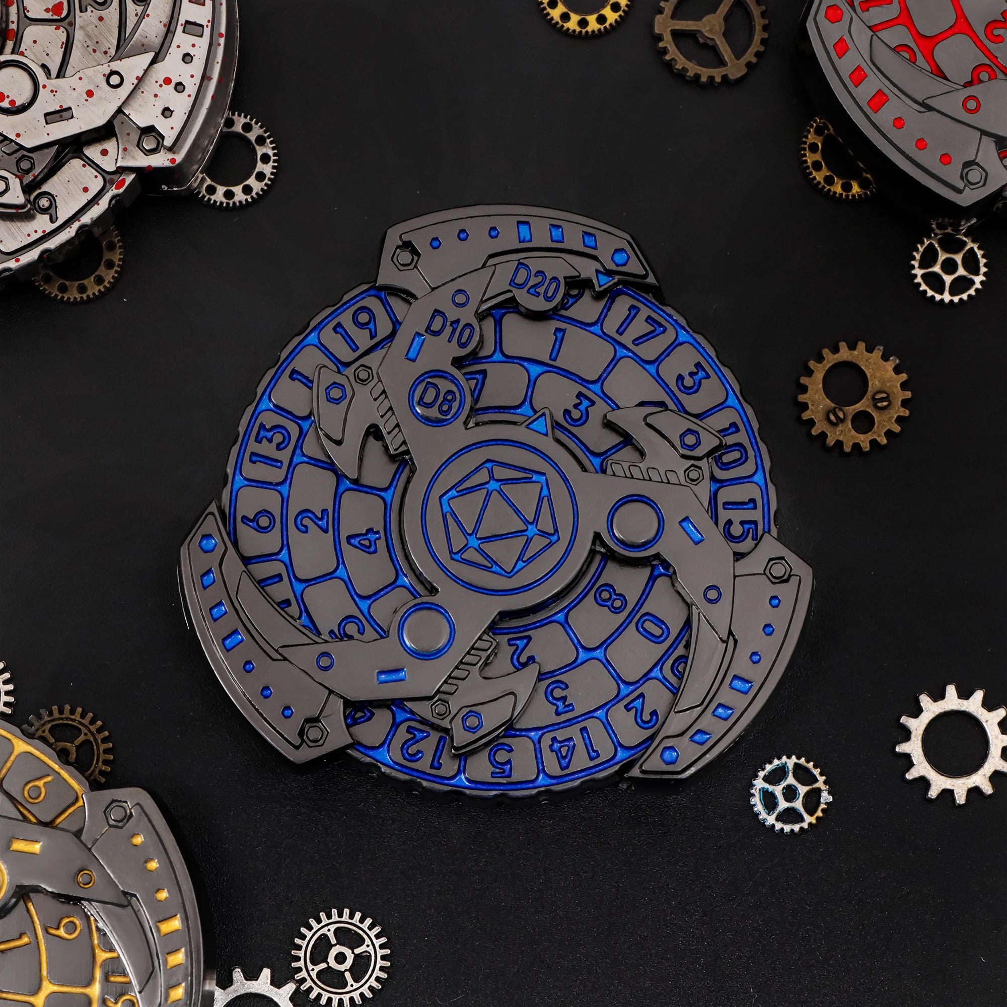Golden Forge 7-in-1 Spinner Dice Set