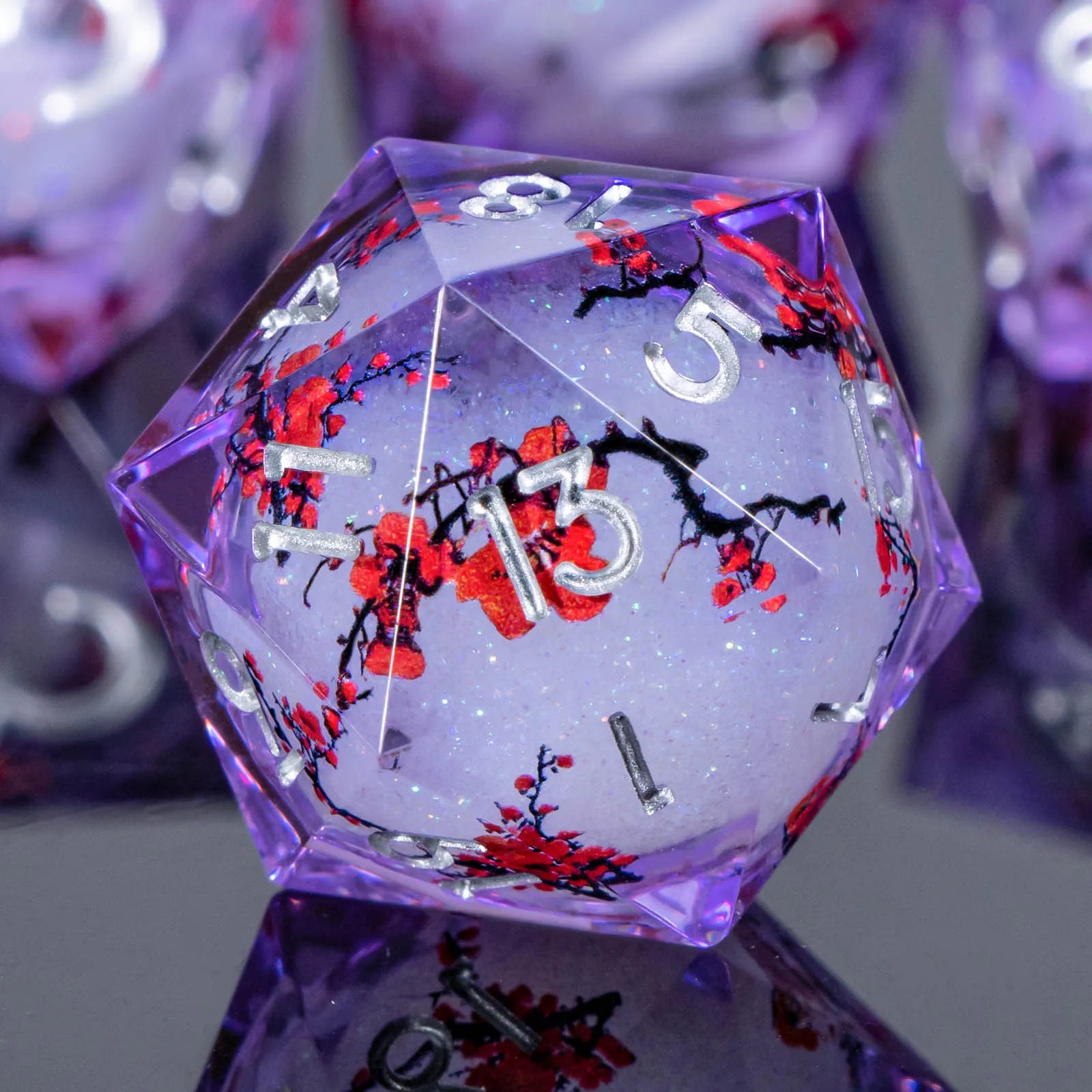 Voidwhisper – Liquid‑Core 7‑Piece Dice Set
