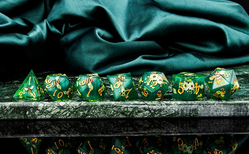 Arcane Pulse – 7‑Piece Dice Set