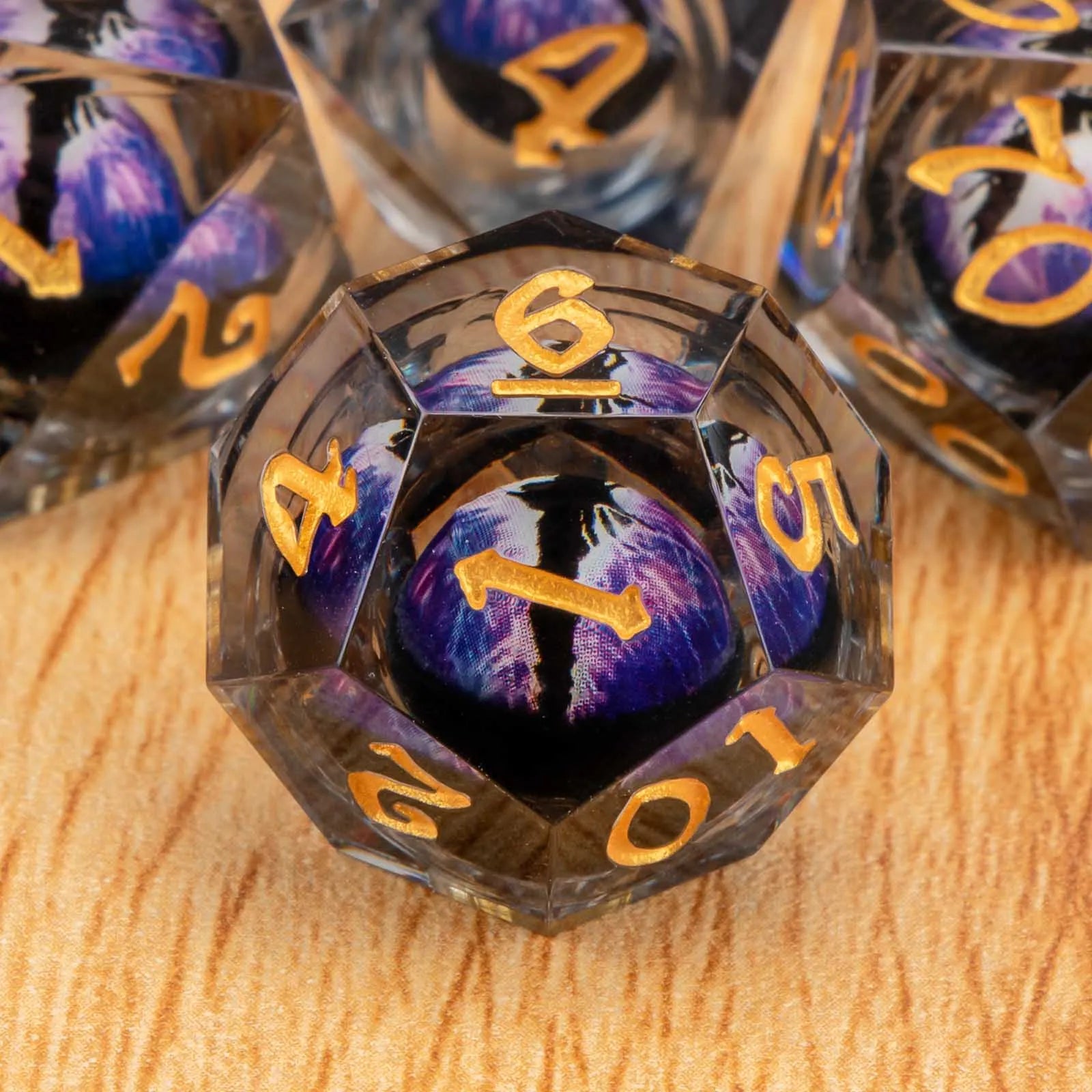Shadewarden – Liquid‑Core 7‑Piece Dice Set