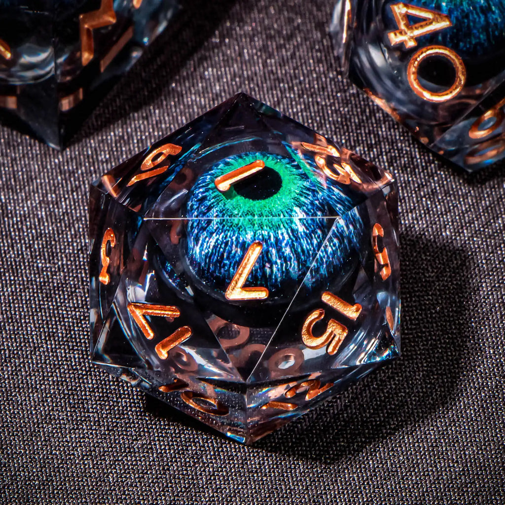 Shadewarden – Liquid‑Core 7‑Piece Dice Set