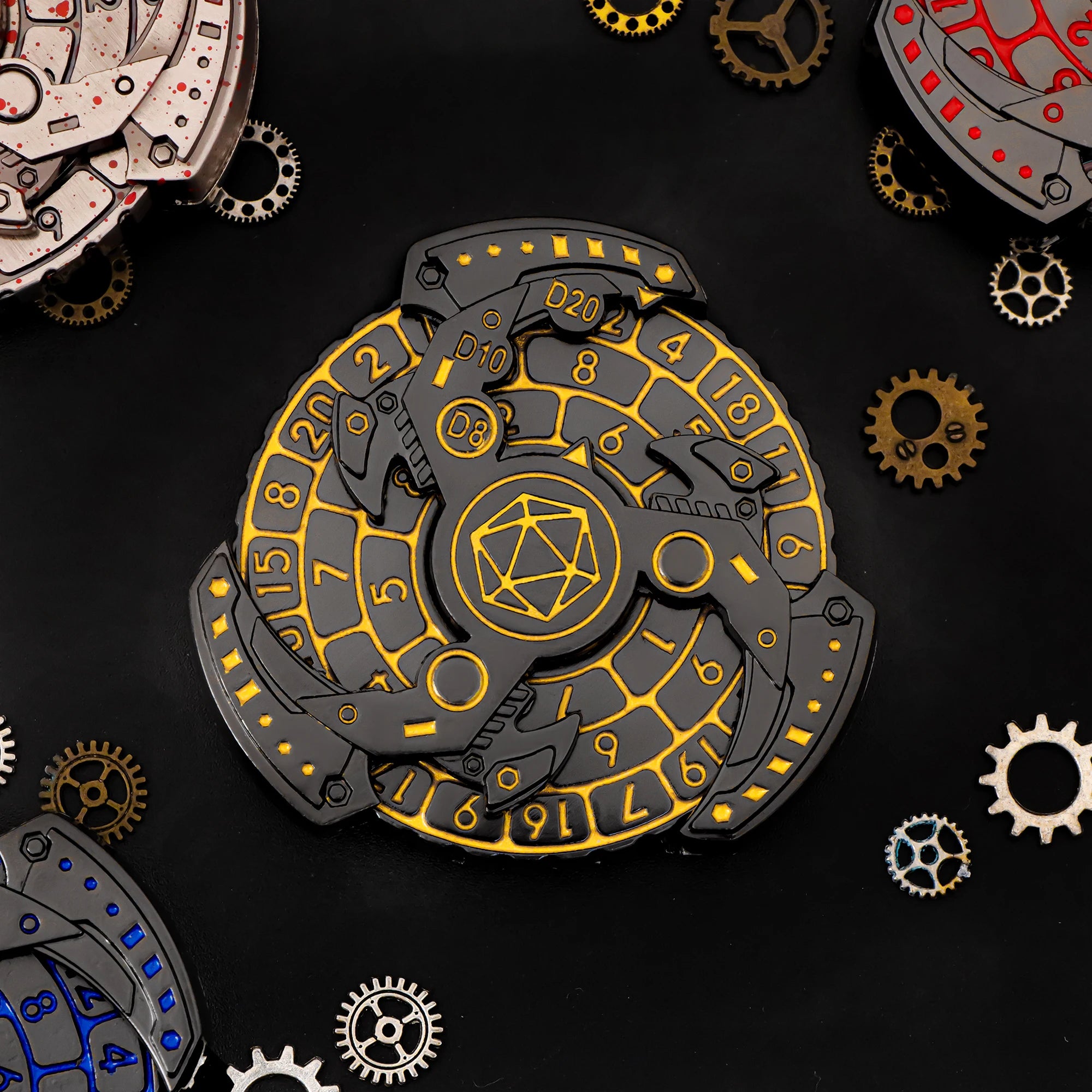 Golden Forge 7-in-1 Spinner Dice Set