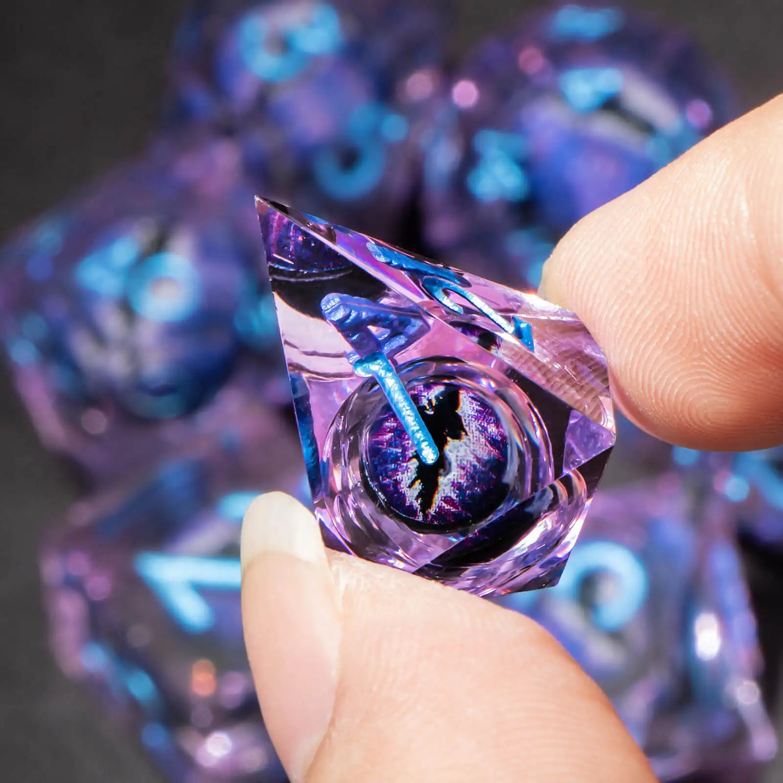 Shadewarden – Liquid‑Core 7‑Piece Dice Set