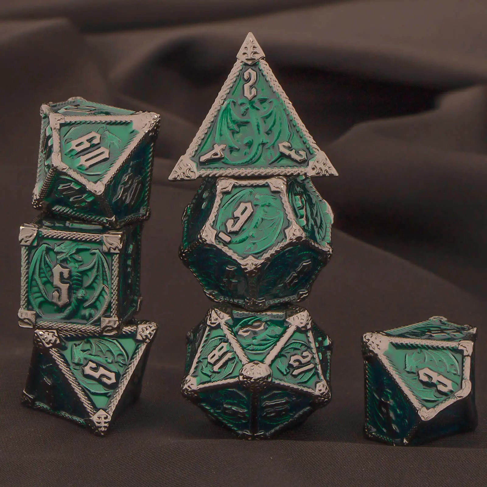 Ethereal Forge – 7‑Piece Dice Set