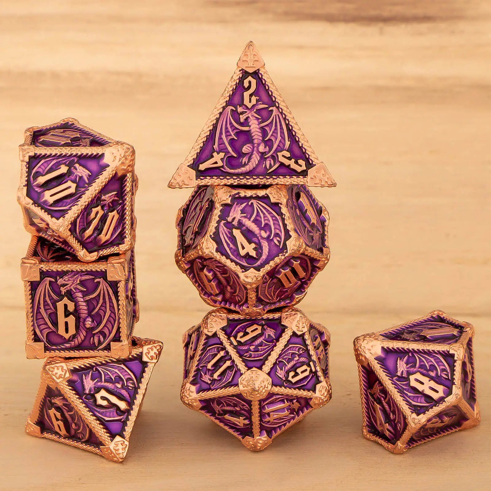 Ethereal Forge – 7‑Piece Dice Set