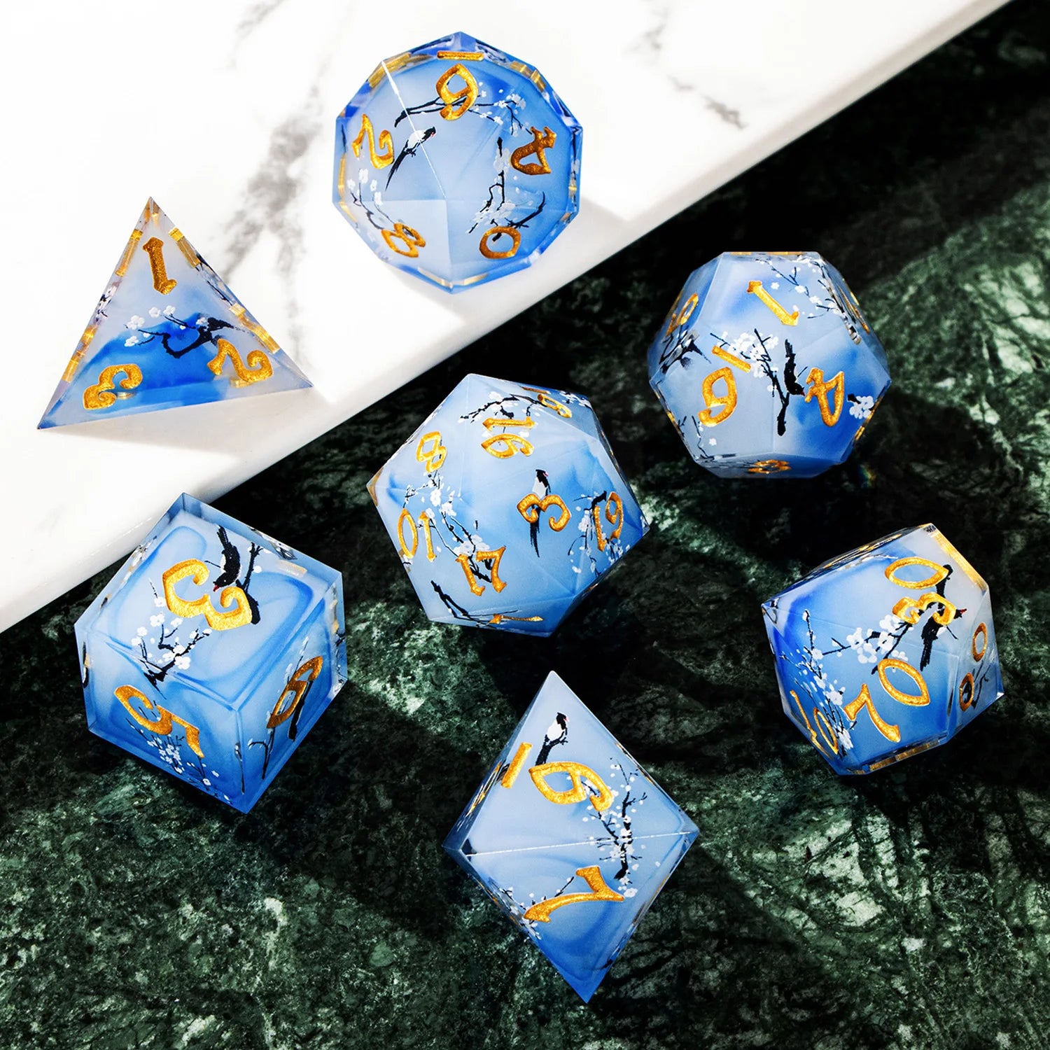 Arcane Pulse – 7‑Piece Dice Set